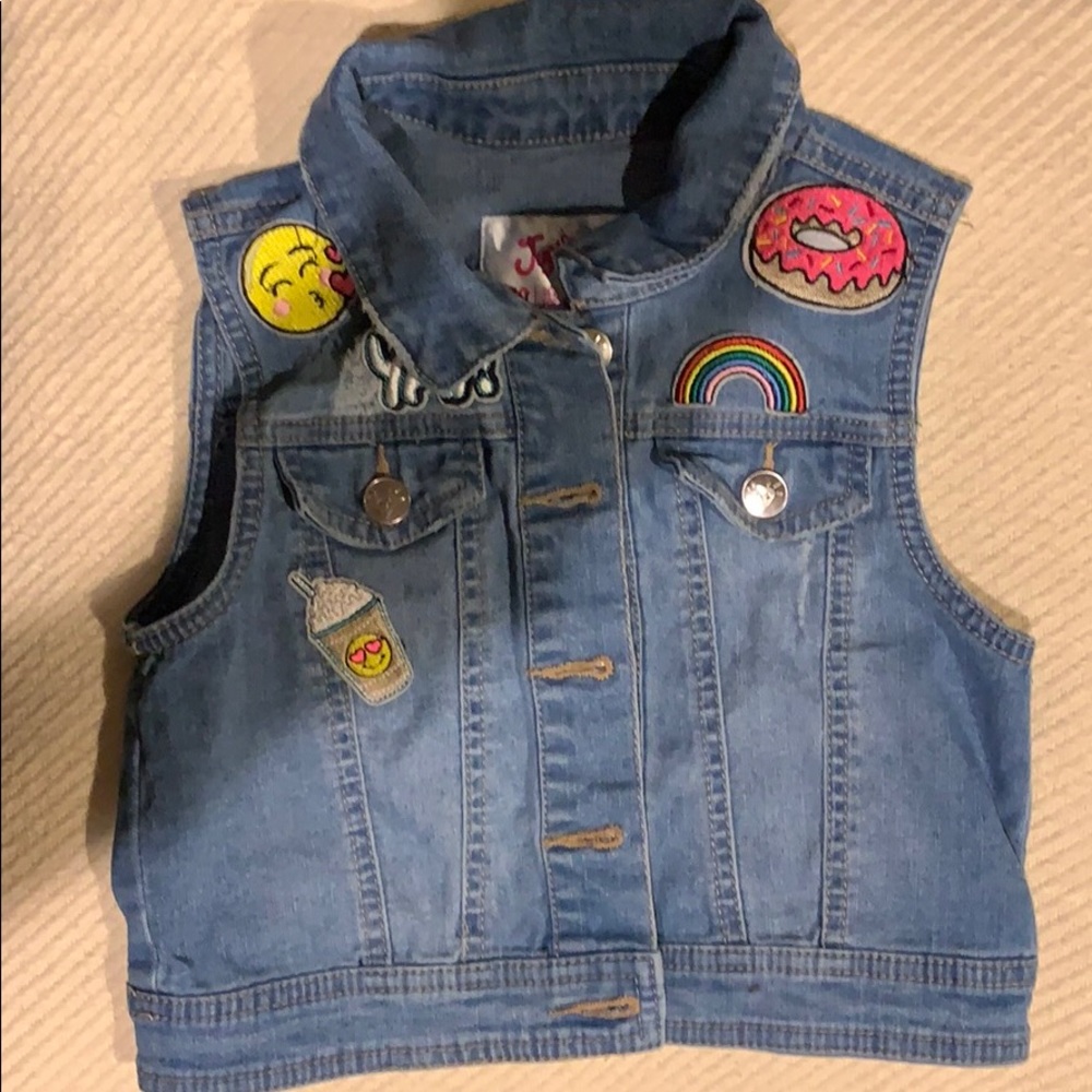 Girls Justice Denim Vest